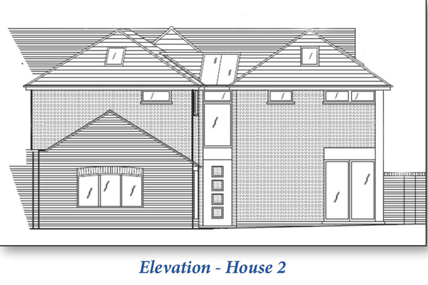 Lot: 107 - LAND WITH PLANNING FOR TWO NEW DWELLINGS IN WEALDEN TOWN - 